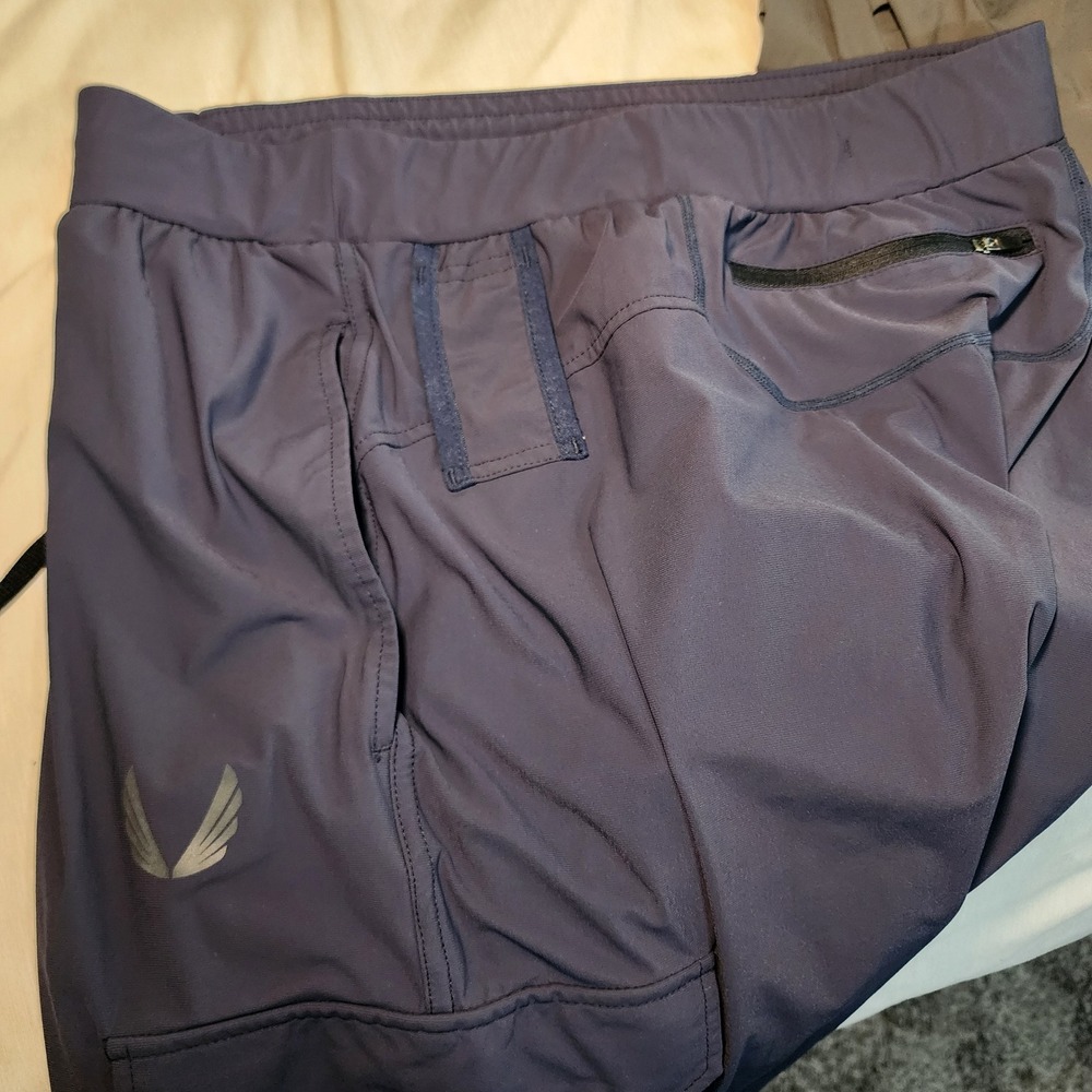 2 ASRV Tetra-Lite Cargo Joggers Mens Large Navy&Grey Excellent DSG-0825 Techwear - Picture 6 of 16
